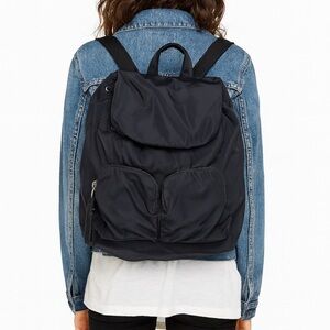 Chloè See by Chloé Vintage Black Nylon Backpack